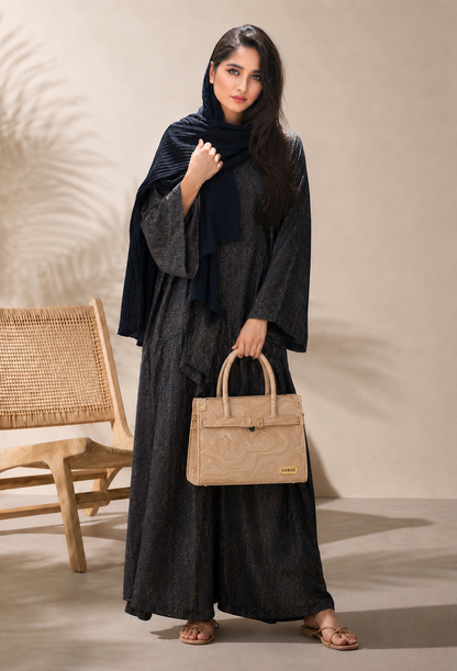 Sabaé Luxe Marble HandBag – Beige
