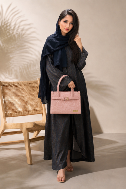 Sabaé Luxe Marble HandBag – Blush Pink