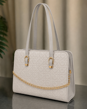 Majestic Chain Tote - Dove Grey
