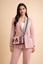 Poison Print Pink Trendy Canvas Bag