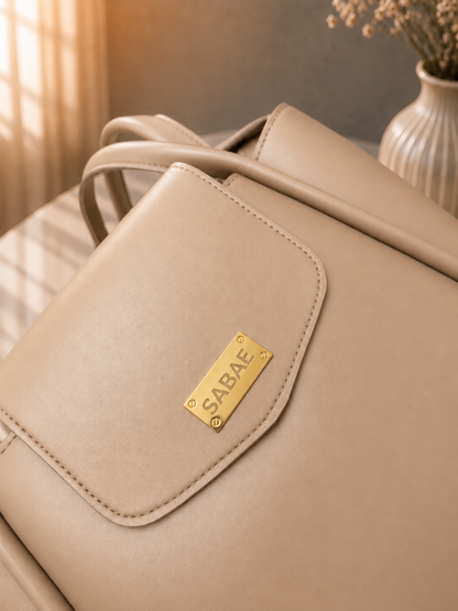 Sabaé Classic Tote Bag – Beige