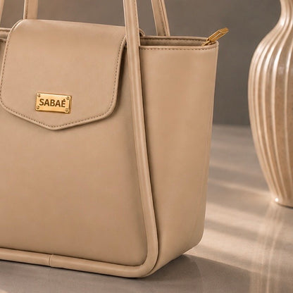 Sabaé Classic Tote Bag – Beige