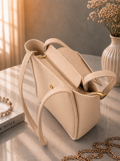 Sabaé Classic Tote Bag – Beige