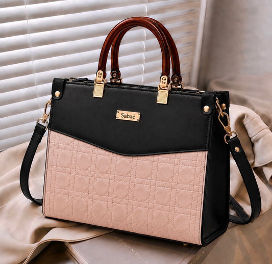 Monarch Dual-Tone - Classic Black & Peach Blush