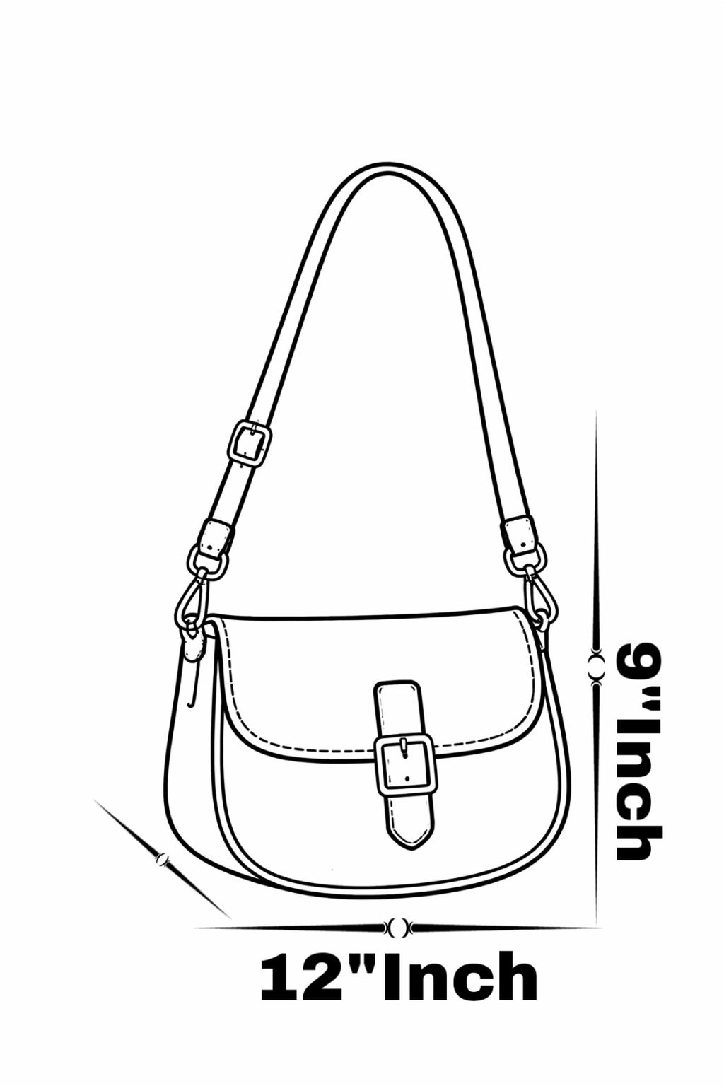 Elegant Navy Blue Designer Handbag with Gold Hardware & Pom-Pom Charm