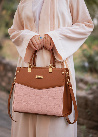 Monarch Dual-Tone - Tan & Rose Pink