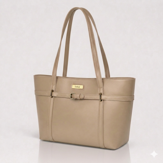 Allure Tote - Elegant Soft Beige