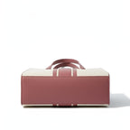 Structured Monochrome Stripe Tote Bag