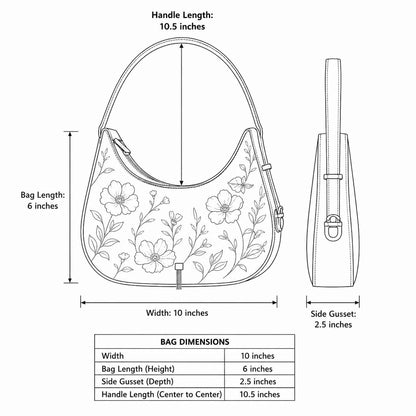 Luna Blossom Noir – Black Pink Floral