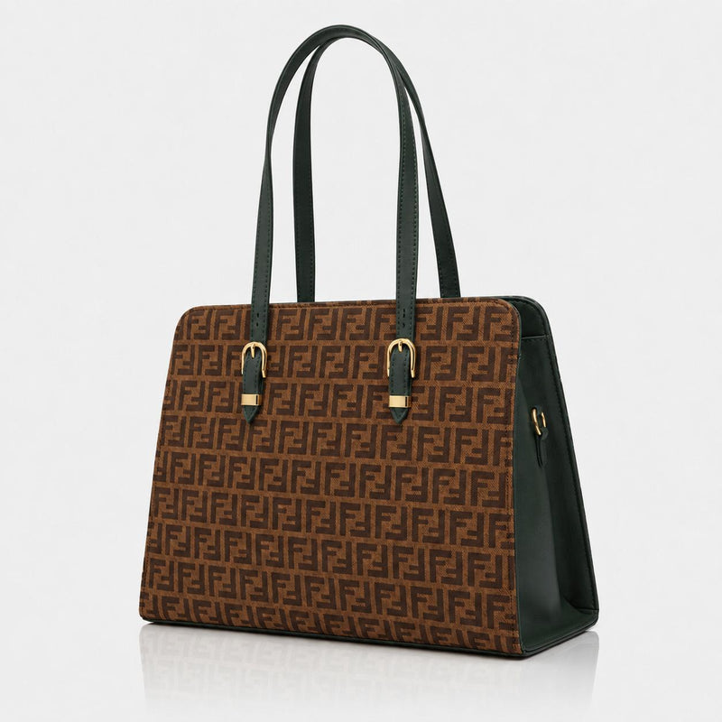 Élite Shoulder Forest - Deep Green & Coffee Brown