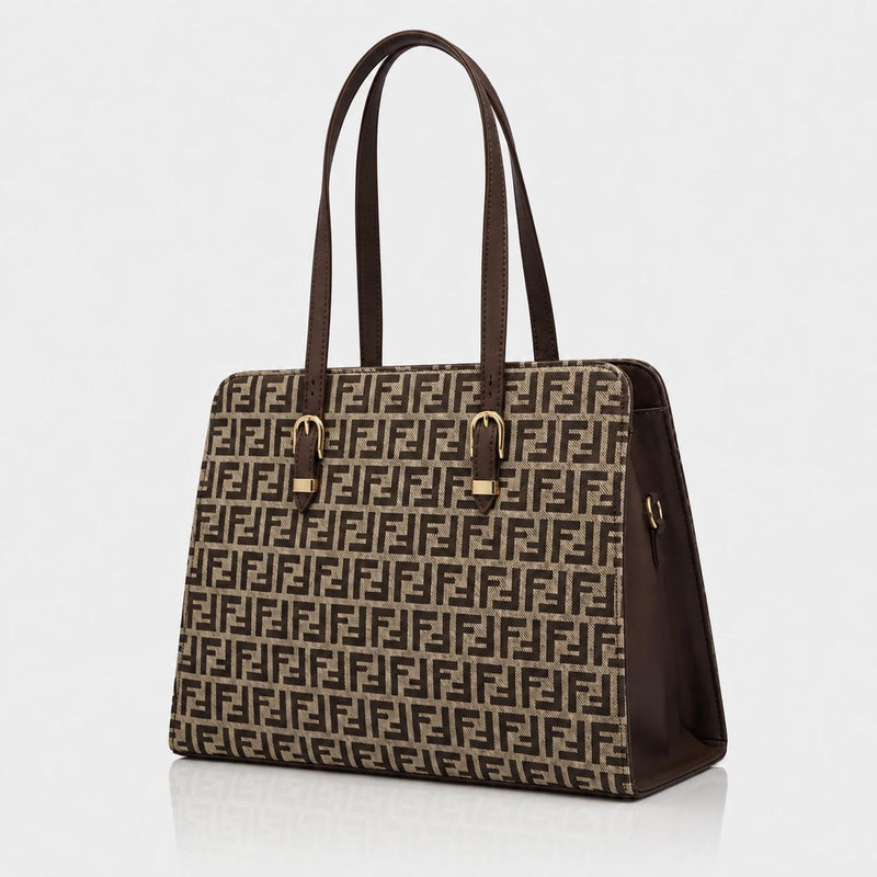 Élite Shoulder Mocha - Dark Brown & Beige