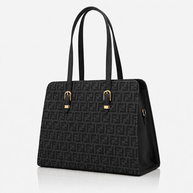 Élite Shoulder Noir - Black & Charcoal Black