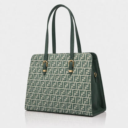 Élite Shoulder Forest - Deep Green & Coffee Brown