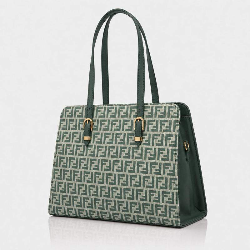 Élite Shoulder Emerald - Deep Green & Sage Green