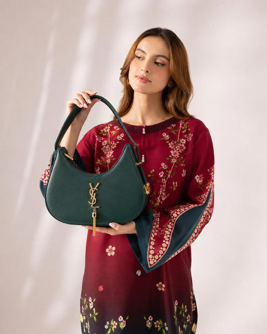 Ysl Luna Moon Shape -Dark Green