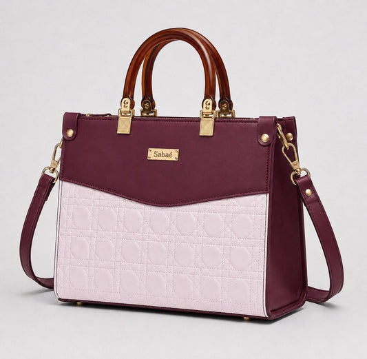 Monarch Dual-Tone - Deep Maroon & Soft Pink