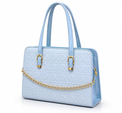 Majestic Chain Tote - Mustard Tan