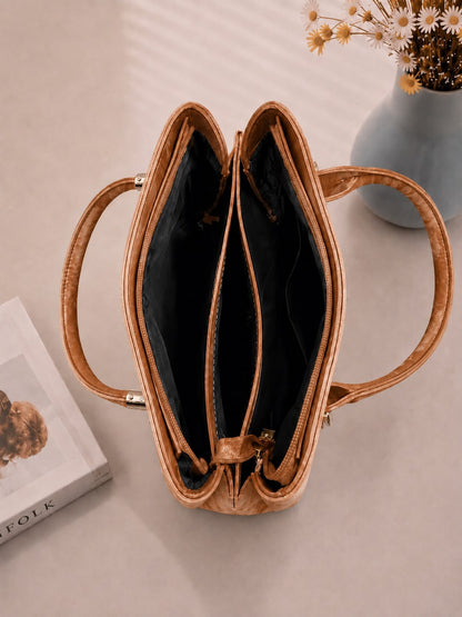 Sabaé Marble Grace Bag - Camel Brown