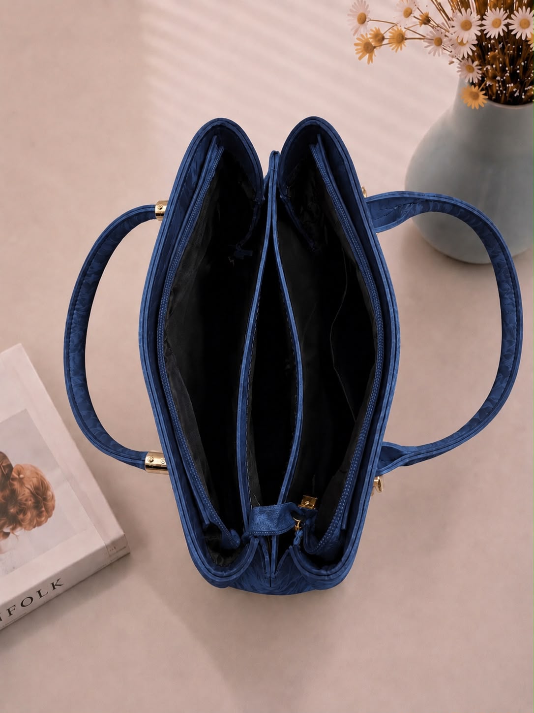 Sabaé Marble Grace Bag - Navy Blue