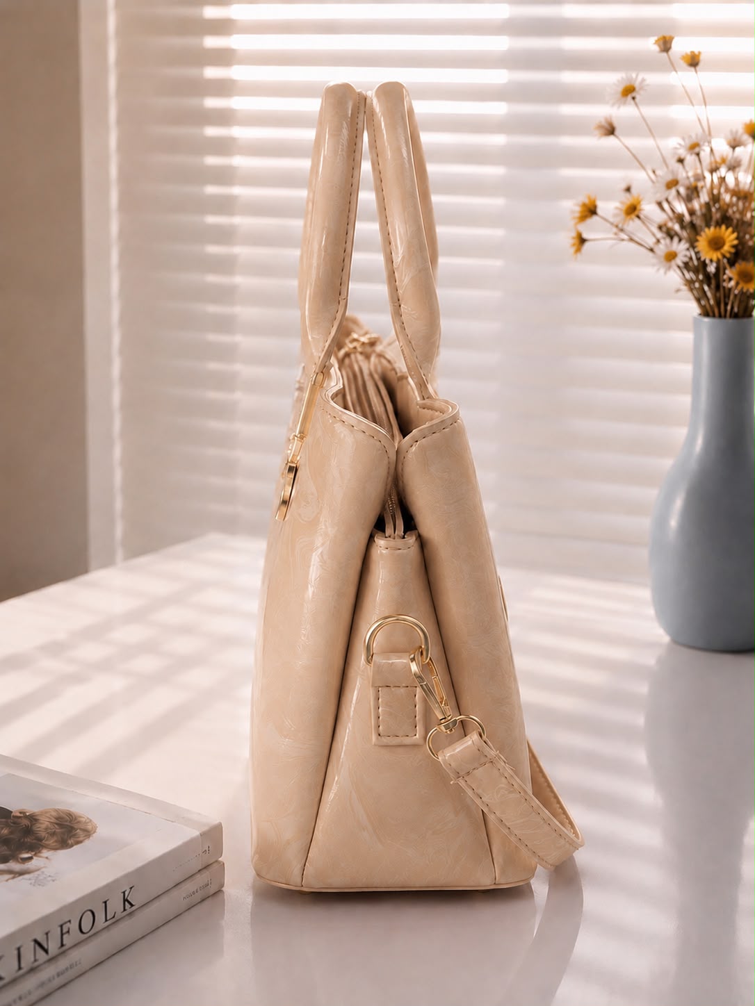 Sabaé Marble Grace Bag - Beige