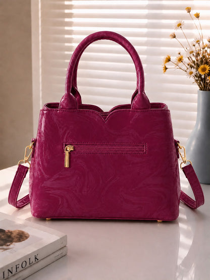 Sabaé Marble Grace Bag - Mahroon
