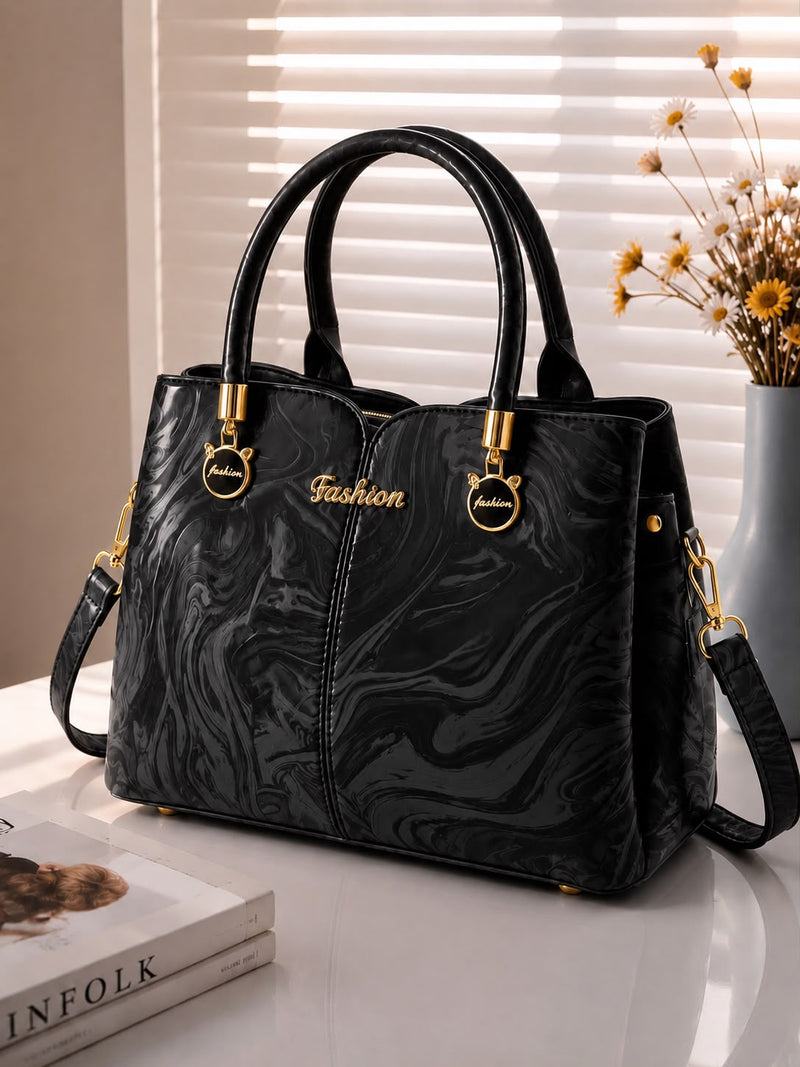 Sabaé Marble Grace Bag - Black