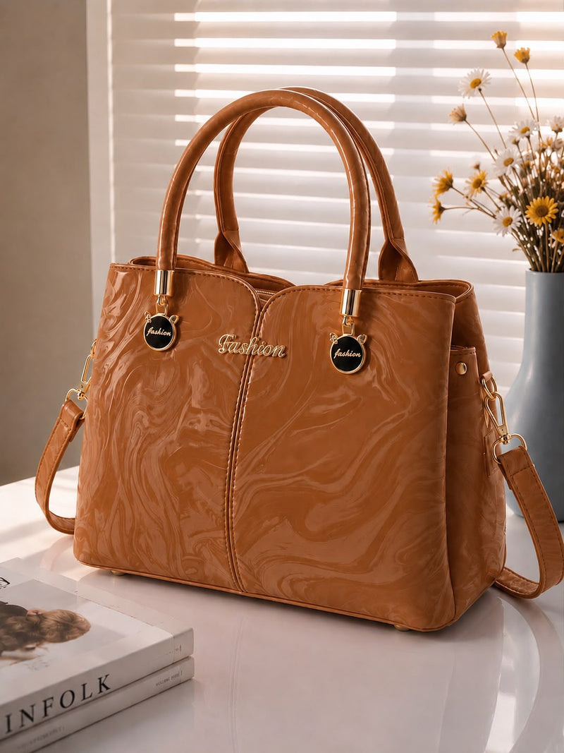 Sabaé Marble Grace Bag - Camel Brown