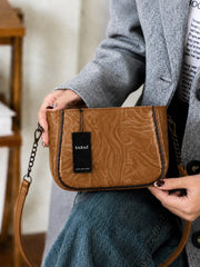 Sabaé Marble Charm Crossbody Bag – Camel Brown