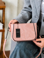 Sabaé Marble Charm Crossbody Bag – Baby Pink