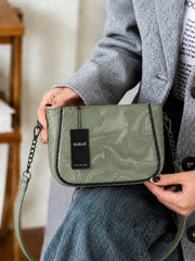 Sabaé Marble Charm Crossbody Bag – Sage Green