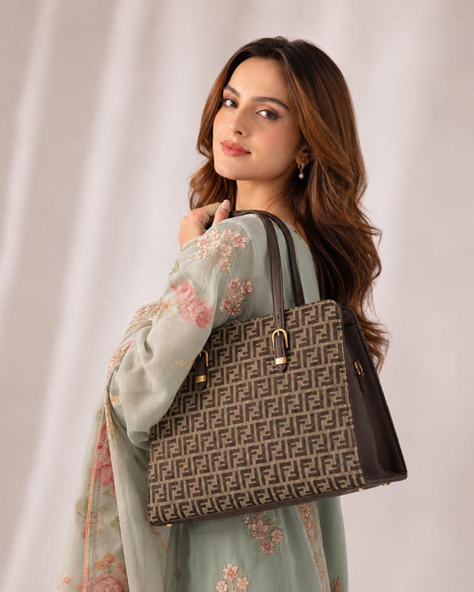 Élite Shoulder Mocha - Dark Brown & Beige