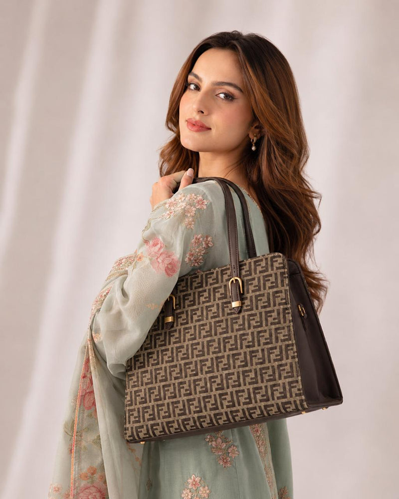 Élite Shoulder Mocha - Dark Brown & Beige