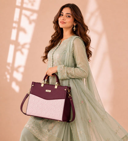 Monarch Dual-Tone - Deep Maroon & Soft Pink