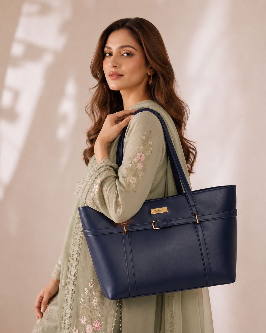 Allure Tote - Midnight Navy Blue