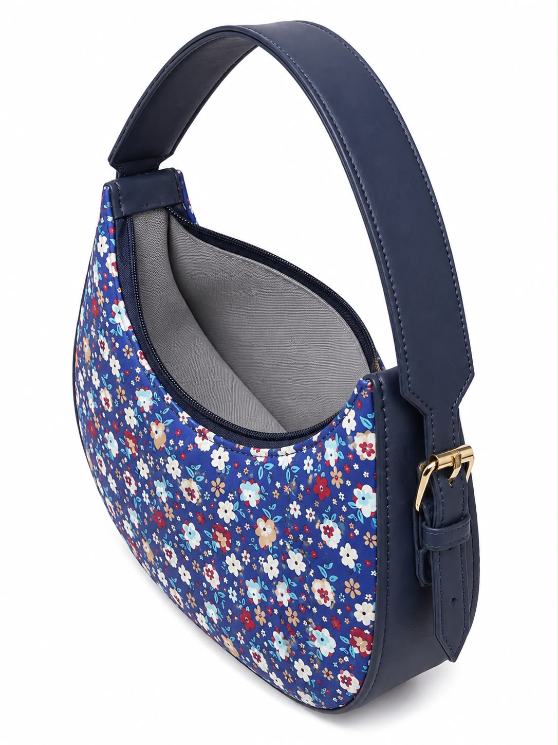 Moon Arc Bag – Black White Zigzag