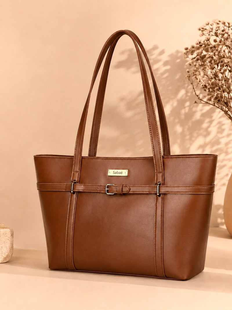Allure Tote - Rich Roasted Tan