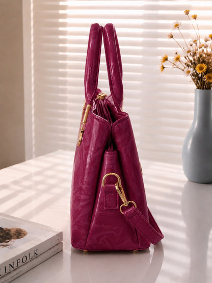 Sabaé Marble Grace Bag - Mahroon