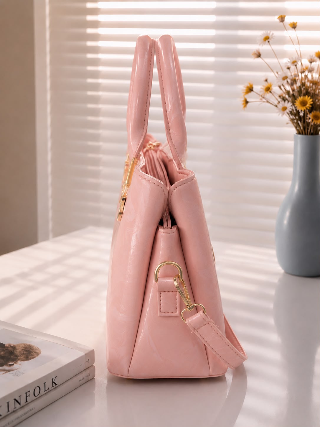 Sabaé Marble Grace Bag - Baby Pink