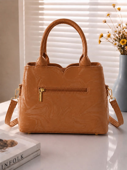Sabaé Marble Grace Bag - Camel Brown