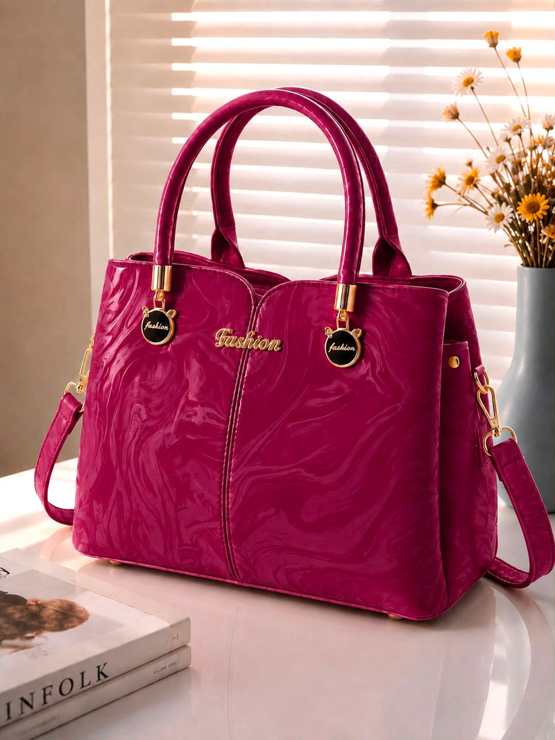 Sabaé Marble Grace Bag - Mahroon