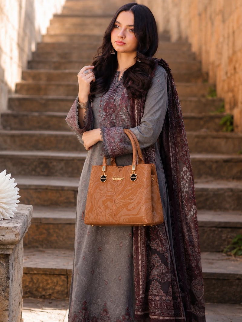 Sabaé Marble Grace Bag - Camel Brown